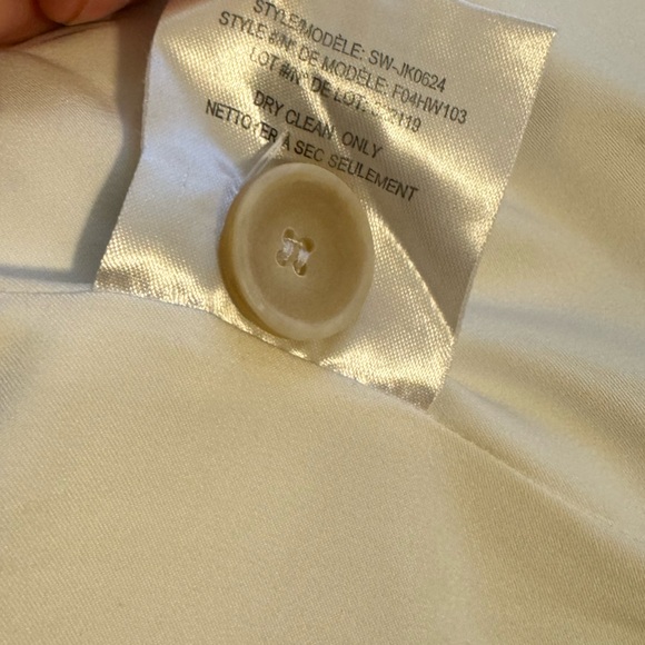 $680 Helmut Lang 2 button Linen-Blend long Vest Top 0 S - Picture 8 of 8